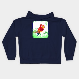 loro, amante de los loros, loro regalo, dueño de loro, loro gracioso, parrot, parrot lover, parrot gift, parrot owner, parrot funny Kids Hoodie